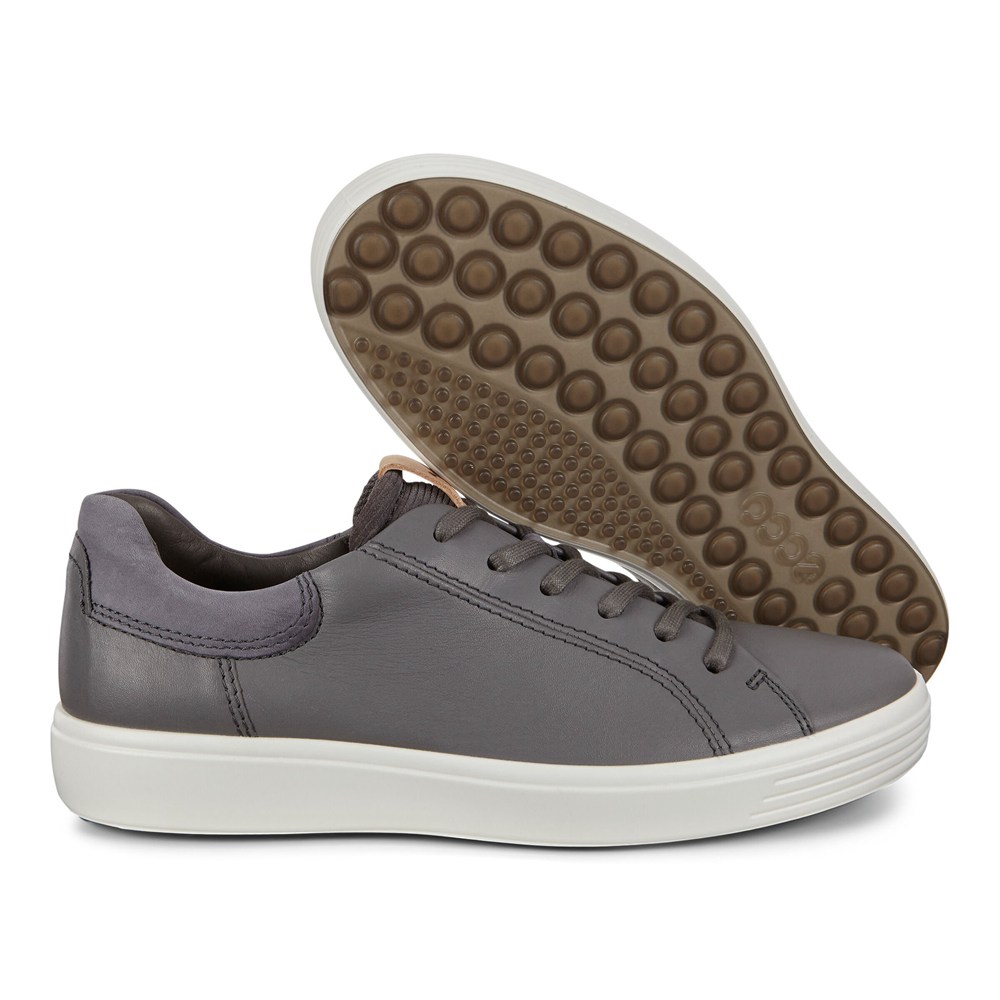 ECCO Mens Sneakers Dark Grey - Soft 7 Streets - EBZ-956480